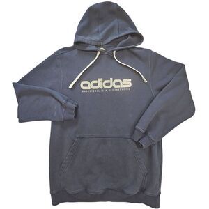 Adidas Hoodie Men's Large Blue Basketball is a‎ Brotherhood Pullover Sweatshirt